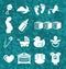 Vector Set: Baby Icons in symbols