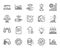 Vector set of Bitcoin graph, Best manager and Consolidation line icons set. Vector