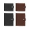 Vector Set of Black and Brown Leather Wallets