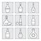 Vector Set Bottle Alcoholic beverage Alcohol drink