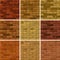 Vector Set of Brick Seamless Textures Patterns Wall Backgrounds