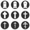 Vector Set of Cemetery Icons