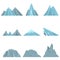 Vector Set of Flat Landscape Illustrations.