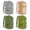 Vector set icons Military Camouflage Backpacks