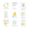 Vector set icons related to types and techniques of mentorship.