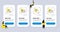 Vector Set of line icons related to Leaf, Image carousel and Click here. Vector