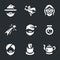 Vector Set of Magic Icons.