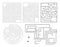 Vector set of maze templates. Blank black and white labyrinths collection isolated on white background. Preschool printable