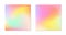 Vector set of mesh gradient backgrounds in bright colors.California sunset mood