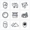 Vector Set of Middle East Icons.