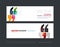 Vector set of modern horizontal website banners with quotes, com