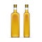 Vector Set of Olive or Sunflower Oil Glass Bottles