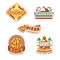 Vector set of Pizza Labels and Badges.