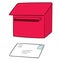 Vector set of postbox and envelope