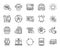 Vector set of Quick tips, Star and Survey line icons set. Vector