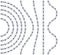 Vector set of repeatable bicycle or motorcycle chain segments.