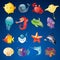 Vector Set of Sea Creatures