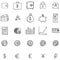 Vector Set Of Sketch Finance Icons