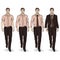 Vector Set of Sketch Men Models. Business Dress Code