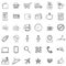 Vector Set Of Sketch Shopping Icons