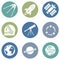 Vector Set of Space Icons