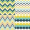 Vector set of Stylish Abstract Retro chevron seamless pattern.