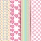 Vector set of sweet seamless patterns