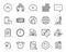 Vector set of Swipe up, Global insurance and Copy files line icons set. Vector