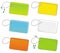 Vector set of trinket tags