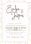 Vector set of wedding invitations. On a white gray background with gold lines, stripes, guides. In a decorative vertical frame.