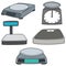 Vector set of weighing machines