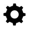 Vector Setting and Cogwheel Icon