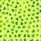 Vector Shamrock Grass Seamless Pattern. Happy Patrick Day Projects.