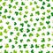 Vector Shamrock Grass Seamless Pattern. Happy Patrick Day Projects.