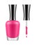 Vector shiny pink nail polish.