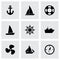 Vector ship and boat icon set