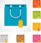 Vector shopping bag