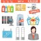 Vector Shopping Icons Set 6