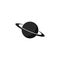 vector sign of saturn planet icon illustration