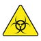 Vector sign toxic. Sign toxic isolated. Symbol Warning toxic. Sign nuclear. Radiation sign