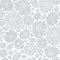 Vector Silver Grey White Mosaic Flowers Seamless Repeat Pattern Background Design. Great For Elegant wedding invitations