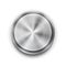 Vector silver metal textured button