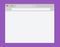 Vector Simple Browser Window flat design