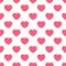 Vector simple seamless cute design in valentines of different sizes and pink for the design of background invitations and cards, t