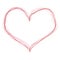 Vector Single Abstact Love Symbol - Heart Icon
