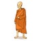 Vector Single Cartoon Buddhist Monk