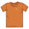 Vector Single Cartoon Terracotta Color T-shirt