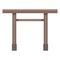 Vector Single Color Flat Shinto Torii Gate Icon