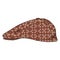 Vector Single Retro Tweed Cap. Old Fashioned Style Head wear.