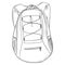 Vector Single Sketch Sport Backpack.